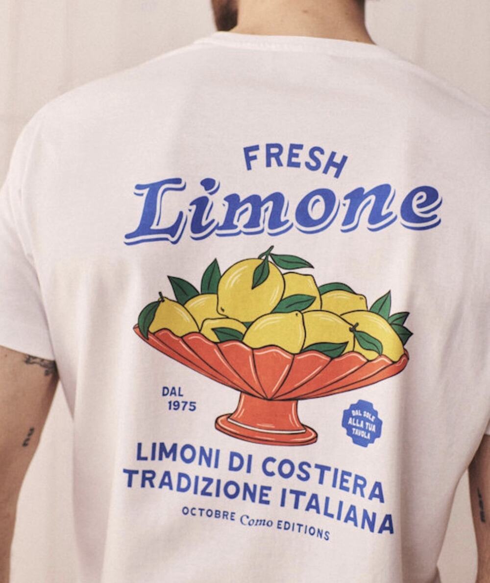 Octobre Editions LIMONE T-SHIRT White Mens’s Size Large